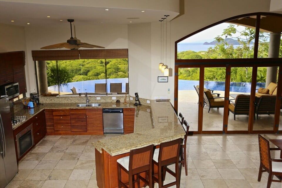 Ocean View Kitchen - Costa Rica Vacation Rental