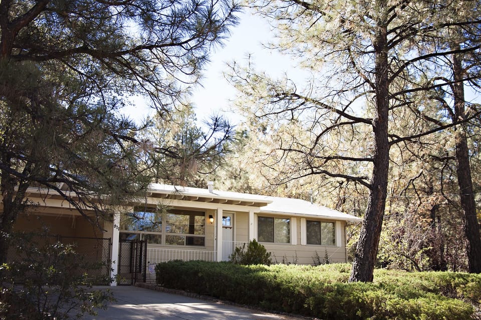 Adorable cottage in the woods. Wait til you see it!