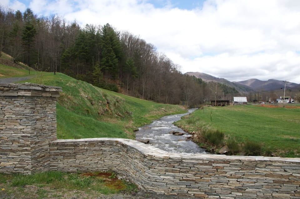 Blue ribbon trout stream on property with rainbow, brown, and brook trout!
