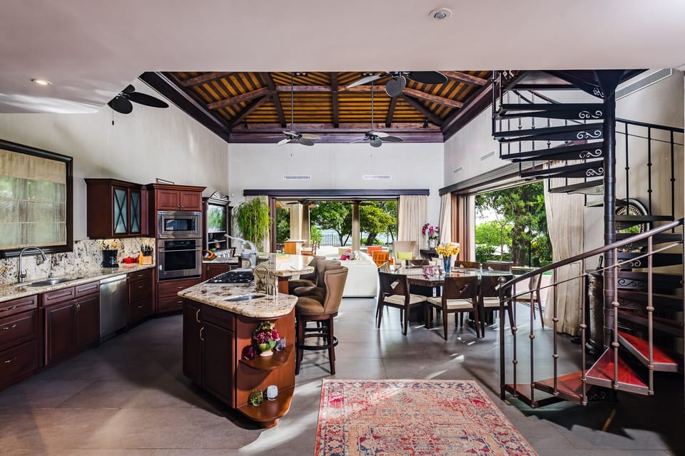 Open space kitchen, where culinary delights come to life.