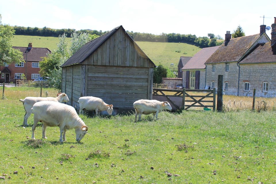 The Barn is attached to a farm cottage with separate parking and access.