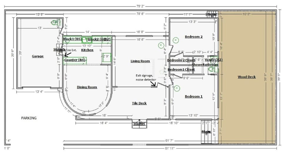 Layout of this Beach Home