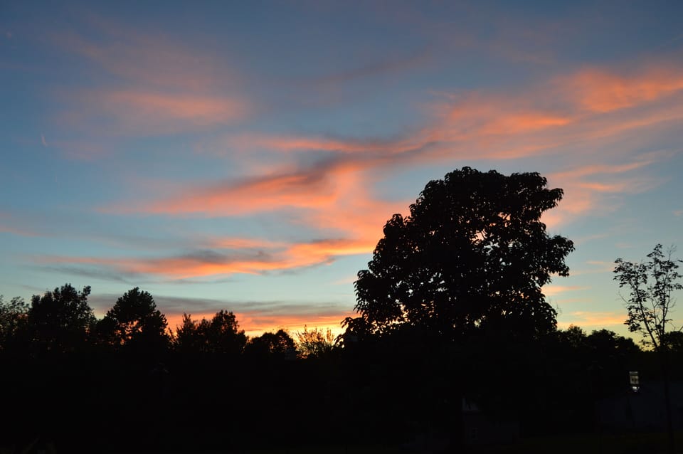 a sunset from serenity
