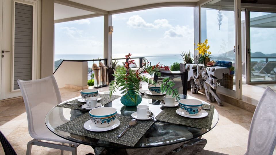 The best views in the Caribbean and spectacular (Villa) Sunsets!!!!