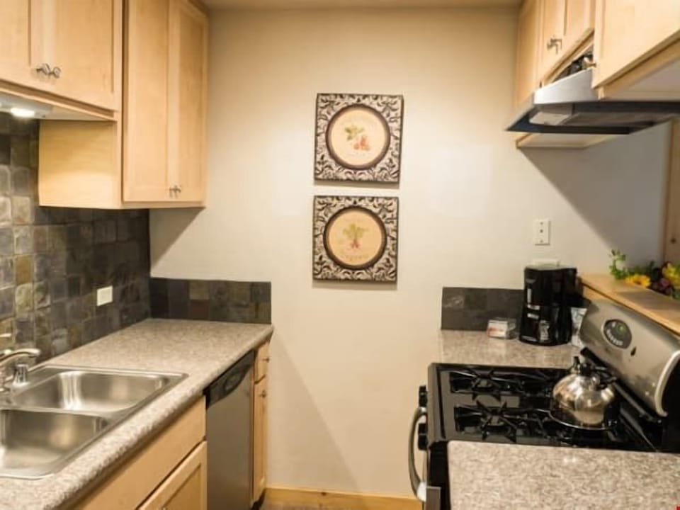 Prepare meals in the privacy of your own kitchen and enjoy them at the dining table.