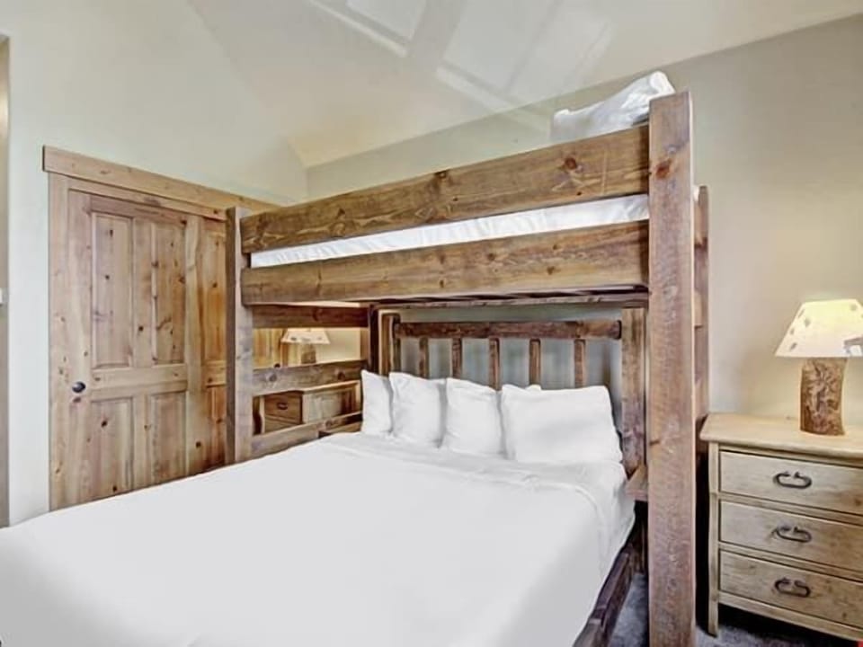 Get a good night's sleep in one of two beds in the second bedroom.