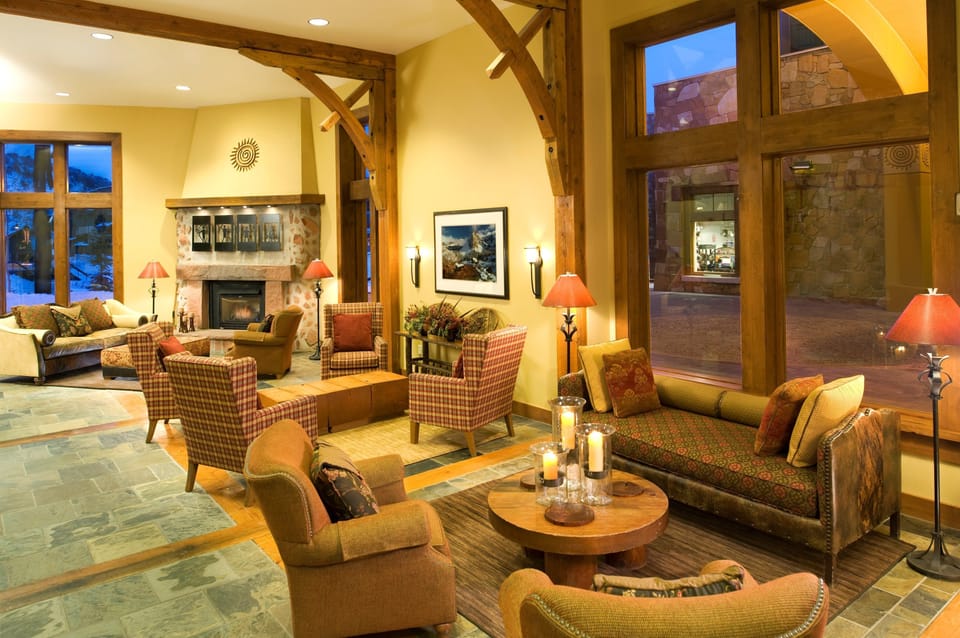 Take a seat in the comfortable lounge area.