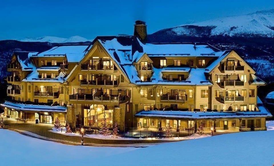 Twinkling lights show off the beauty of the property and make your stay luxurious