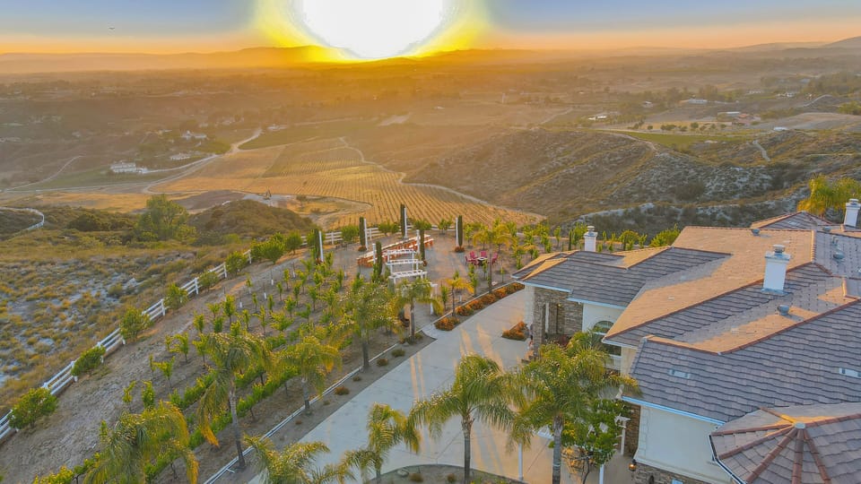 Experience most beautiful views and sunsets in Temecula's wine-country.