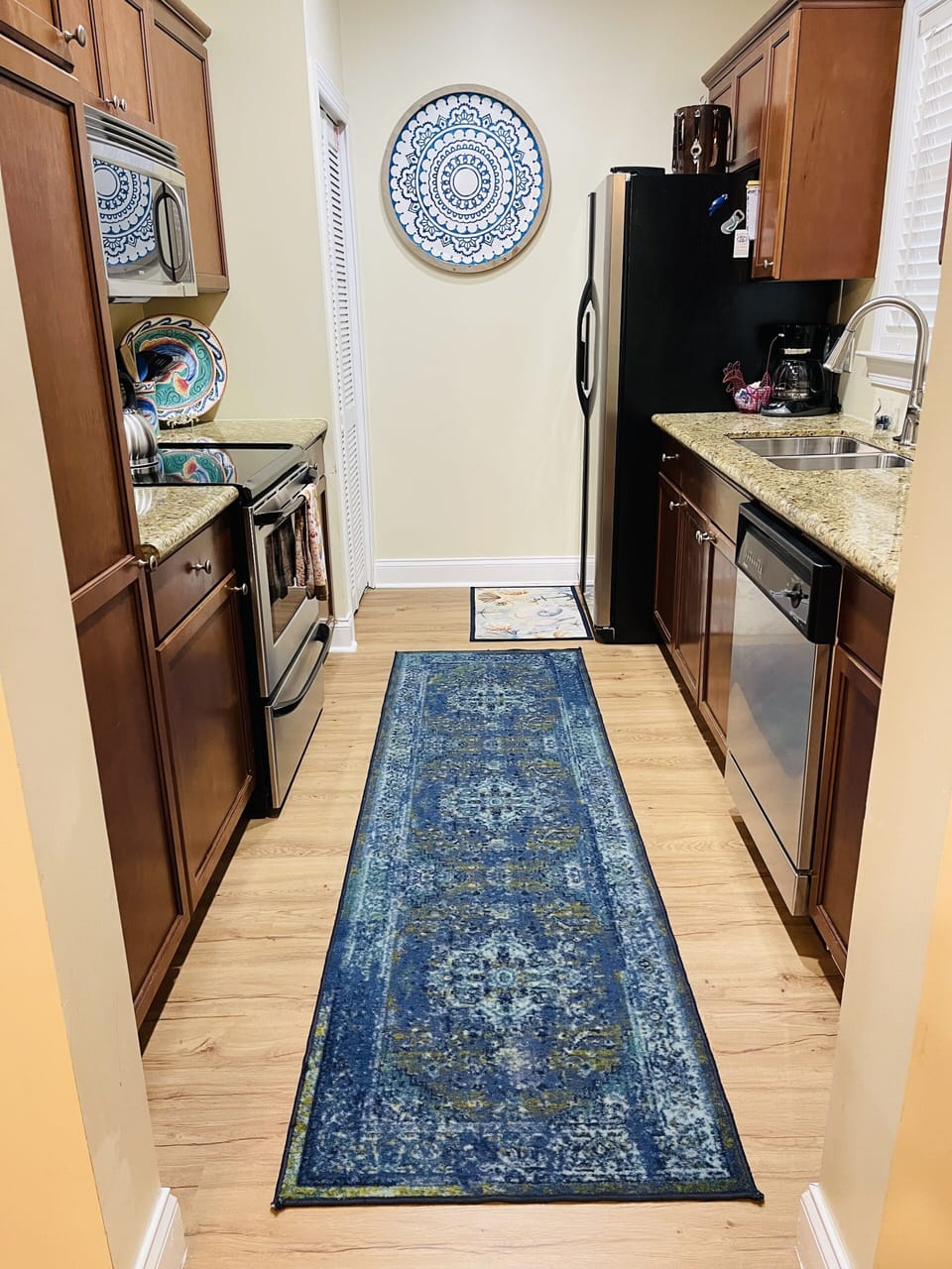 Fully stocked kitchen