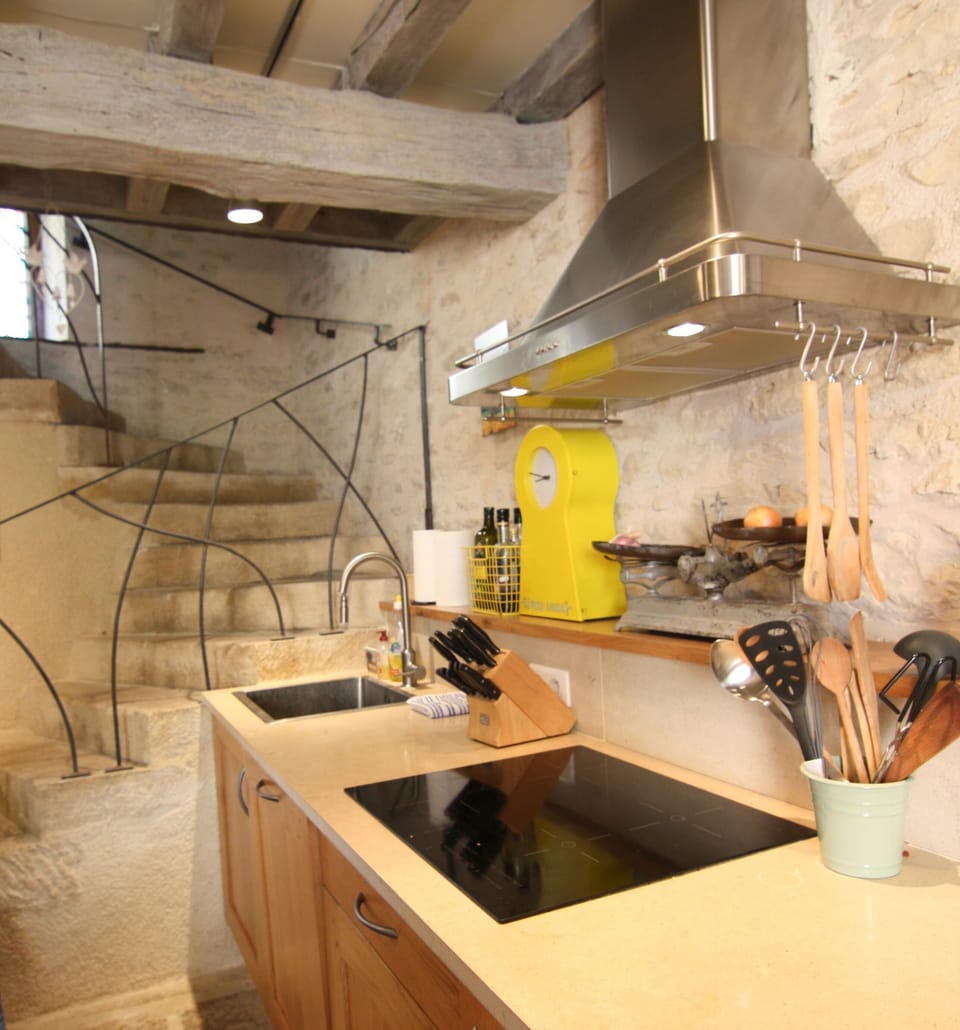 Induction cooktop heats very quickly!