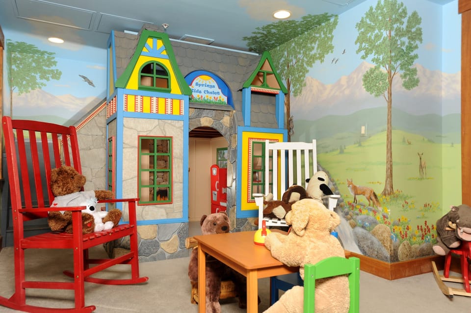 Keep the kids entertained in the children's play room.