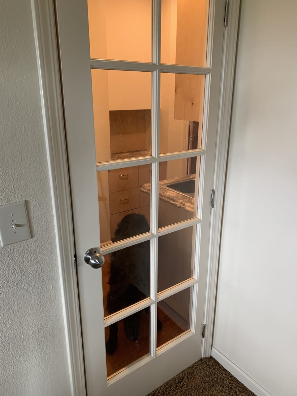 Livingroom: door to kitchen