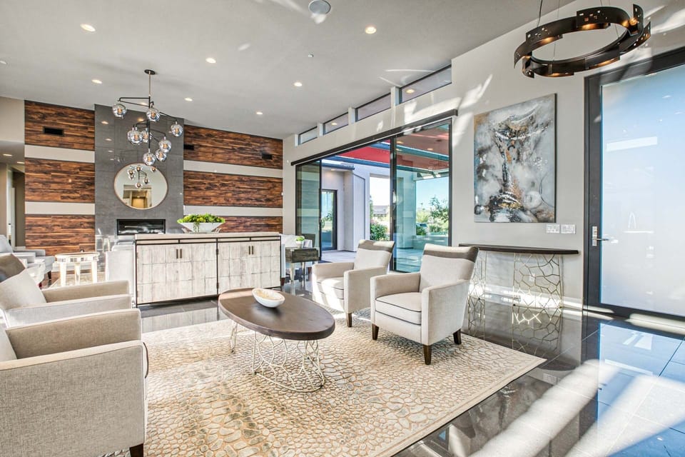 Additional seating off the formal dining room off the main entrance