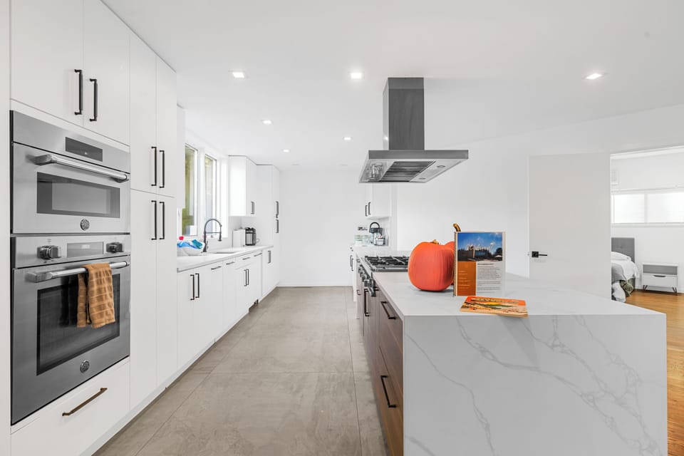 Massive kitchen with room for multiple cooks!