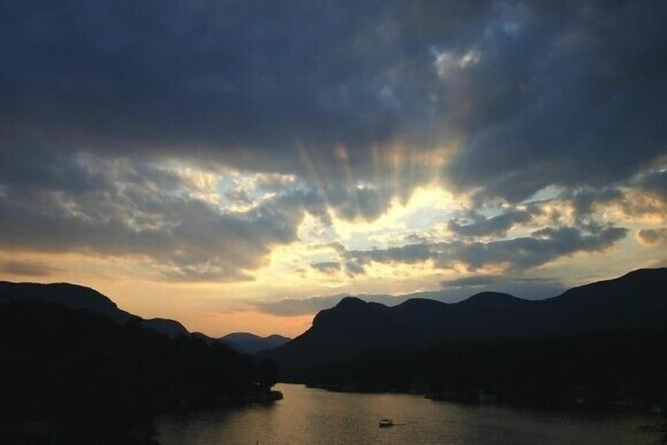 Sunset over Lake Lure