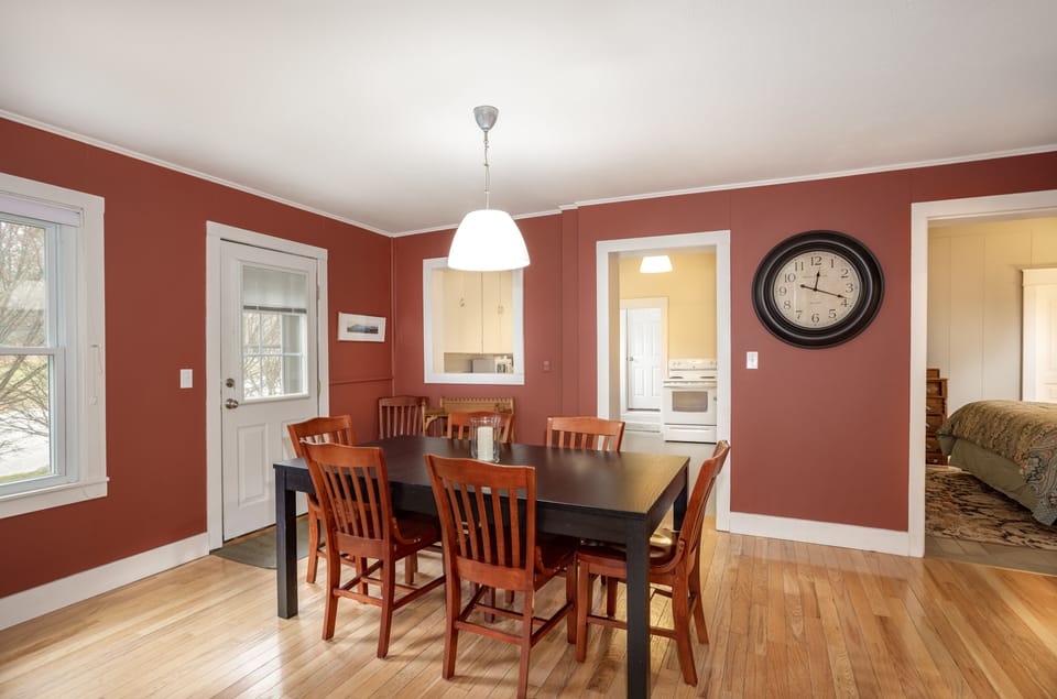 Big dining table for games and family meals