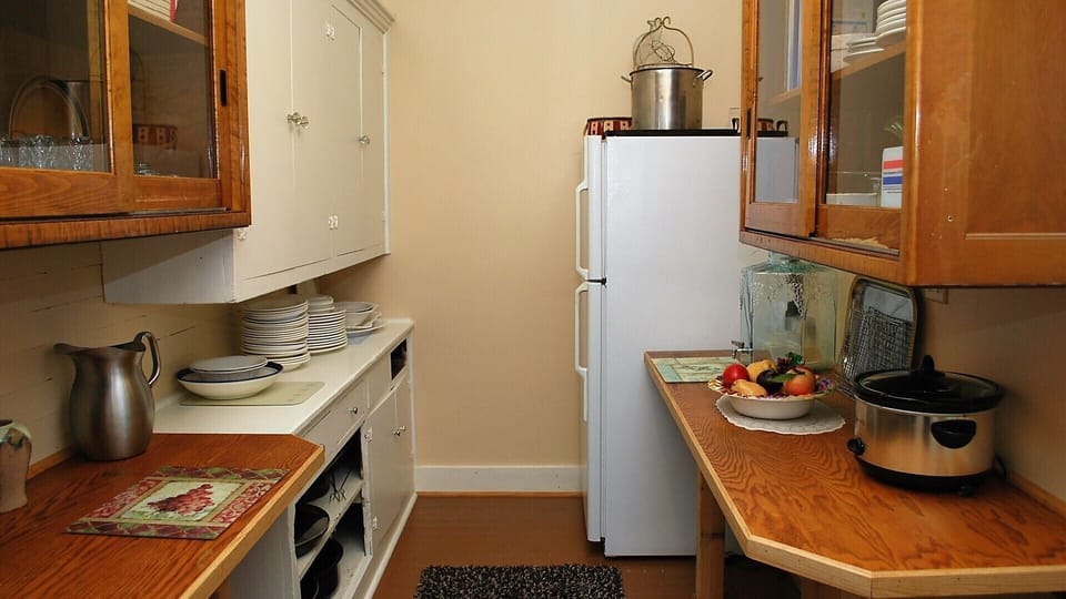 Pantry off kitchen