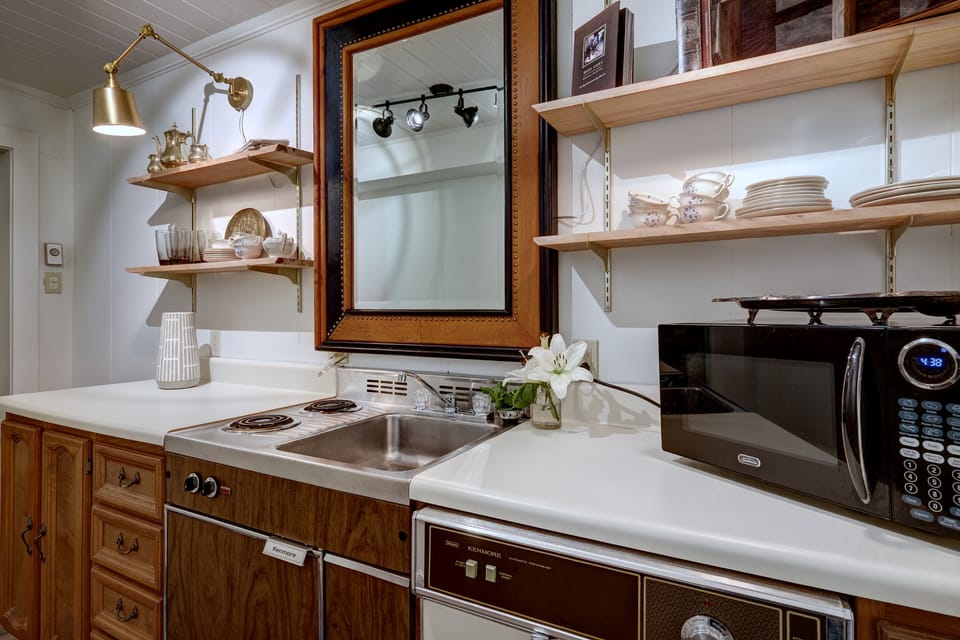 Basement kitchenette