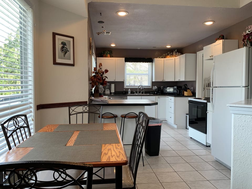 Dining Area Kitchen off the Deck