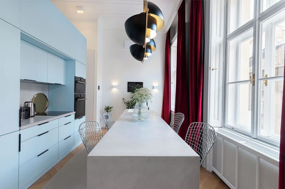 Kitchen with dining area