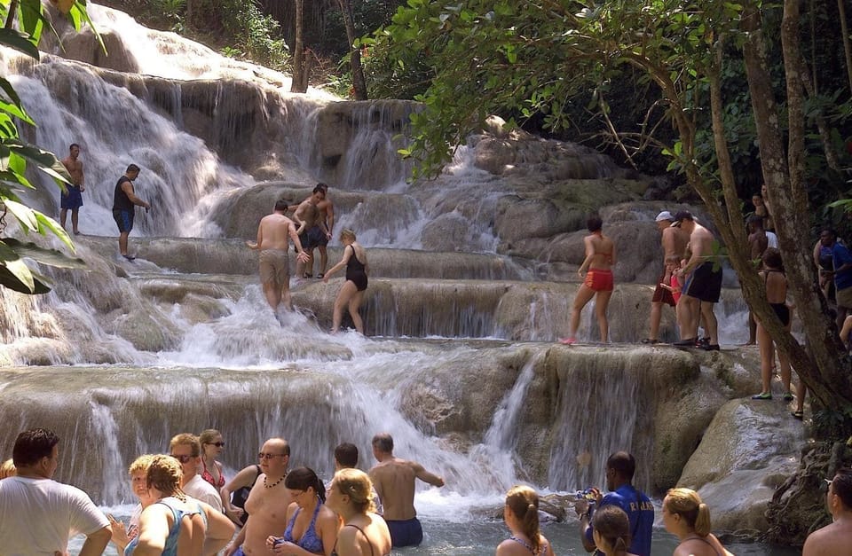 "You'll experience the famous Dunns River Falls"