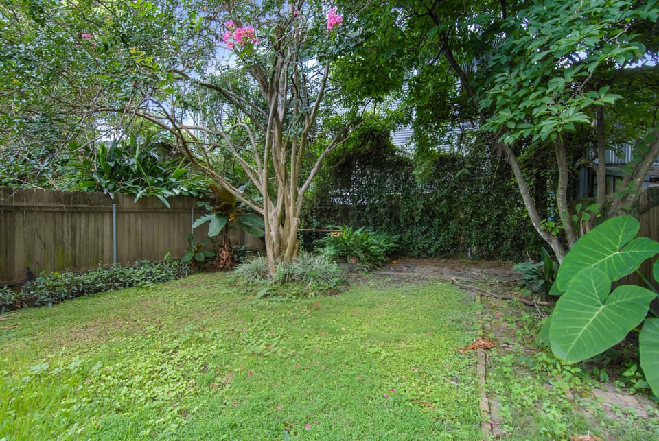 Spacious back yard