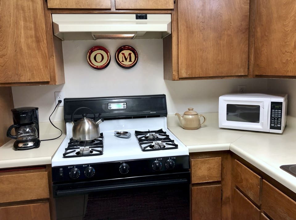 Microwave for quick warm ups