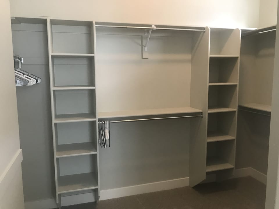 Master walk in closet 