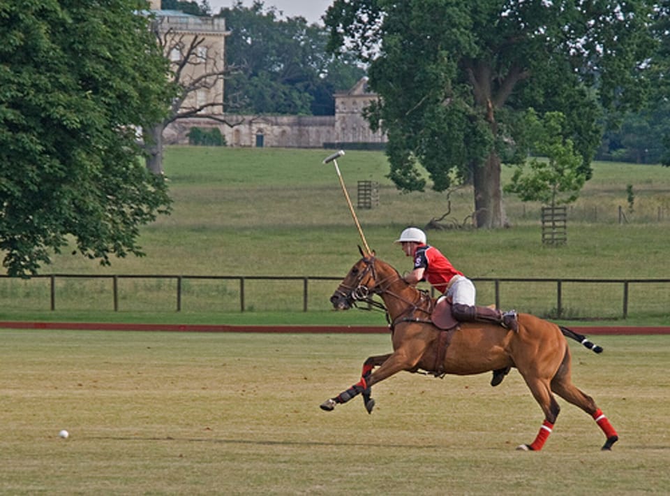 This part of Oxfordshire is polo country 