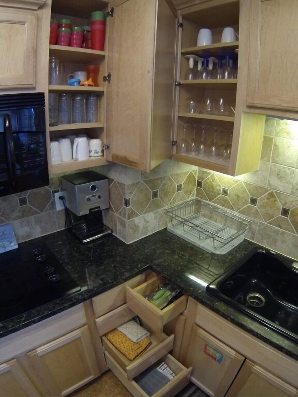 Dishes, silverware and cups to accommodate all of your family or friends
