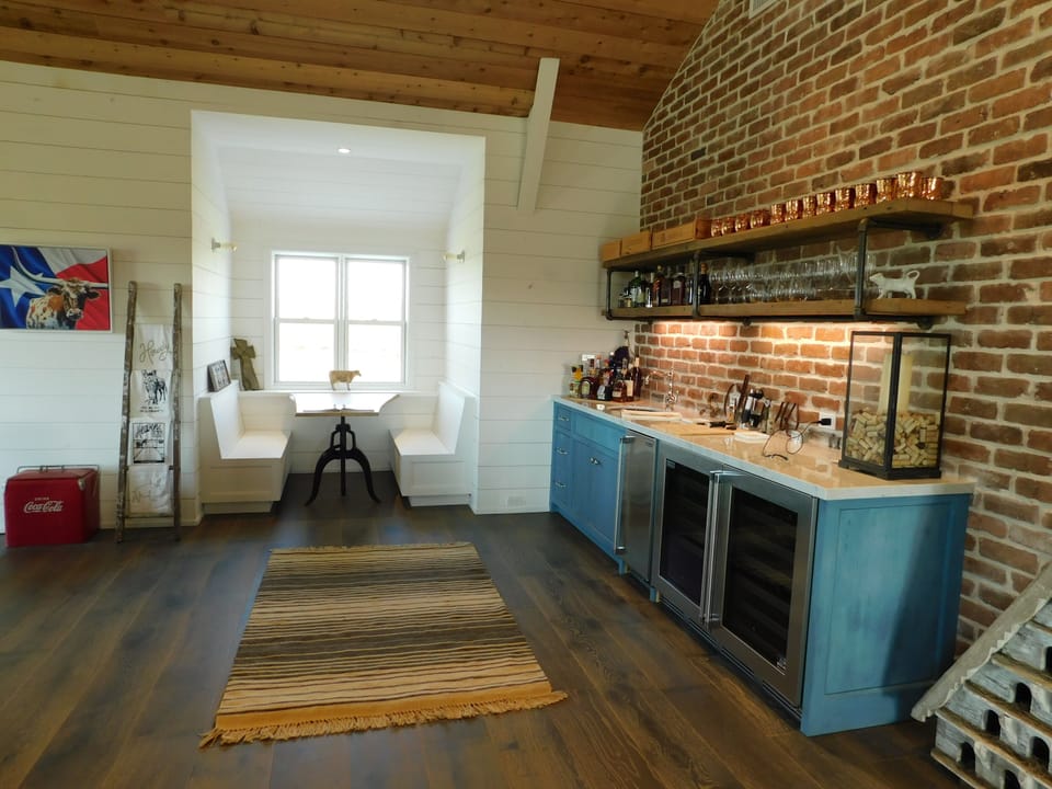 Bar and right window seat