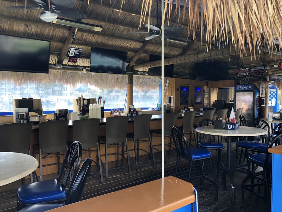Tiki bar and restaurant