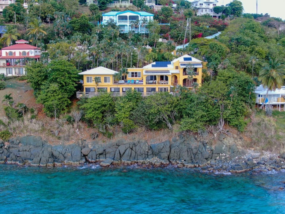 Tryst Drone shot showing waterfront 