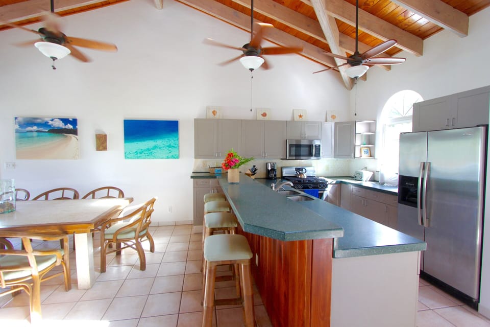 Open concept villa with open air breeze