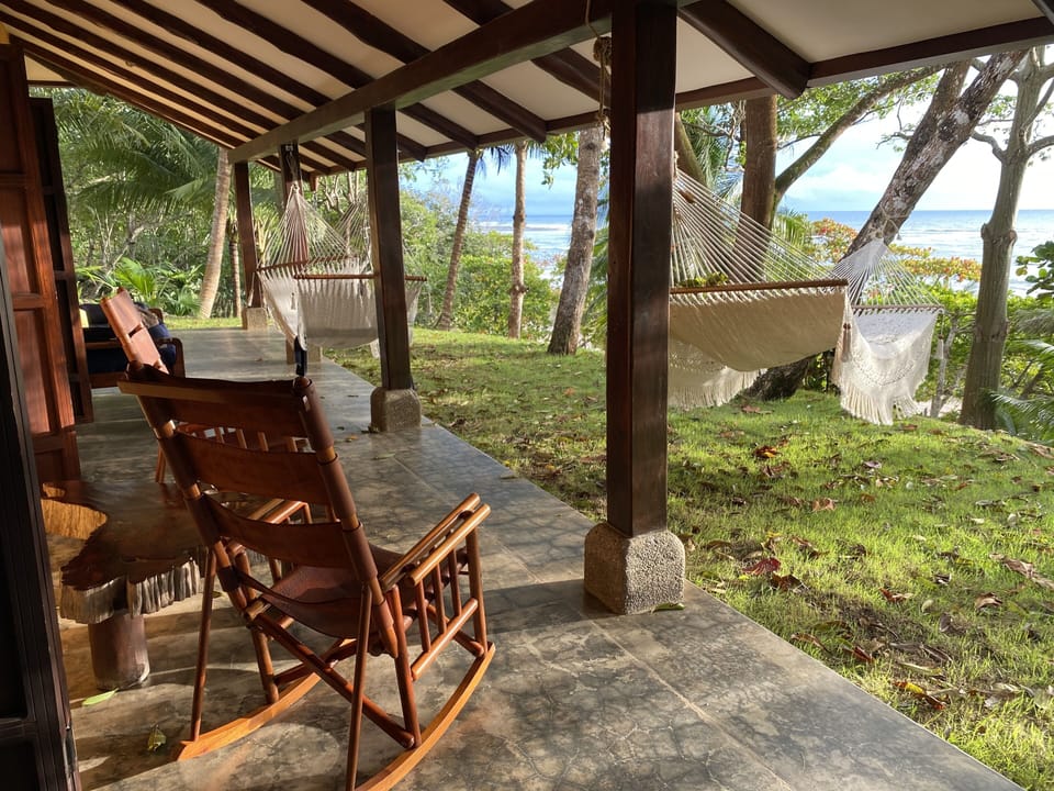 Ocean views from the porch