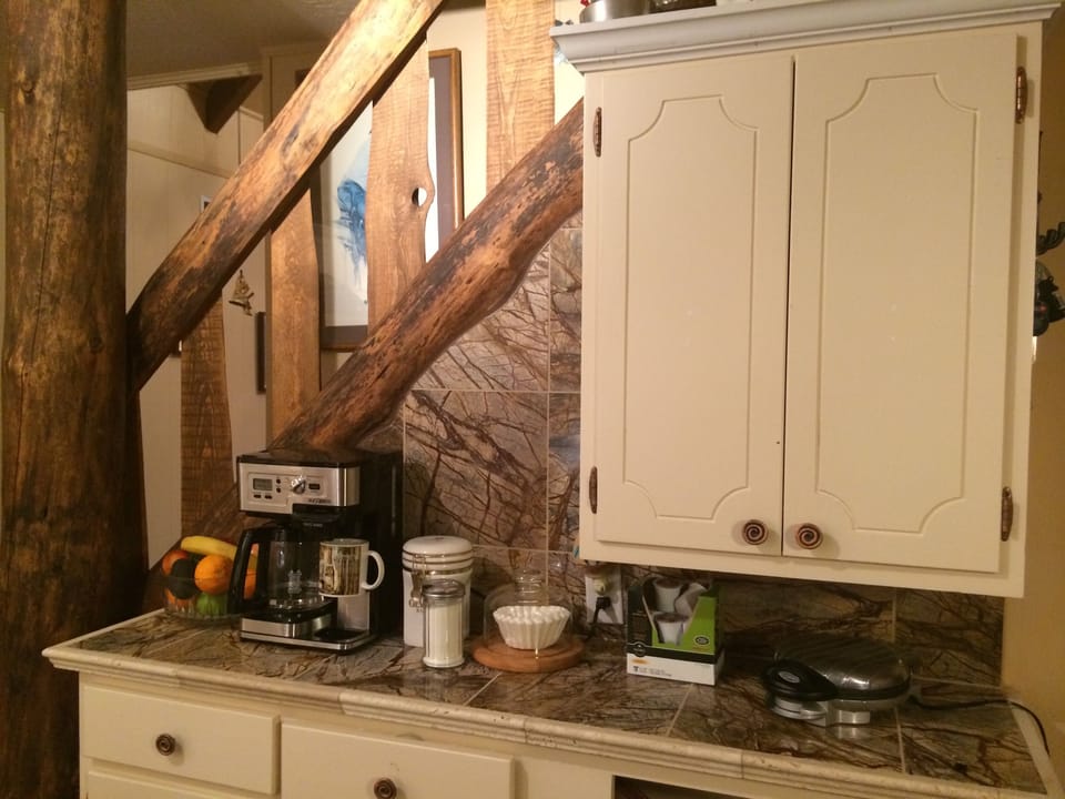 Kitchen coffee station. Bring your K-cups!
