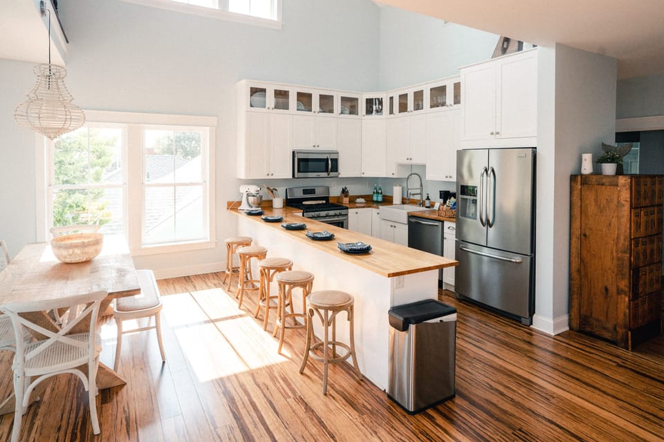 Second Floor Kitchen and Dining Room 