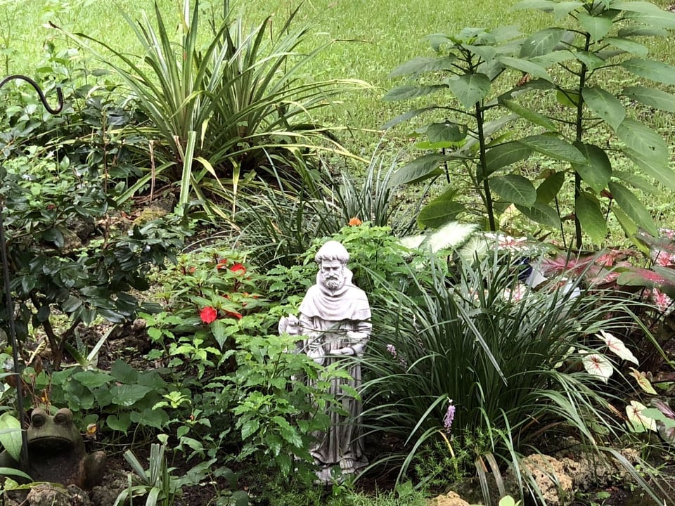 One of many gardens.