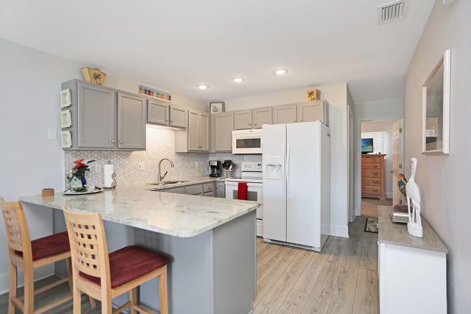 Kitchen with Bar Seating
