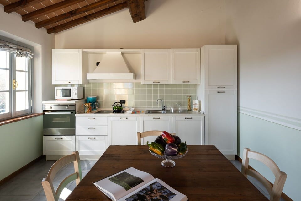 Cabinetry, Table, Furniture, Countertop, Window, Kitchen Stove, Kitchen, Kitchen Appliance, Wood, Interior Design