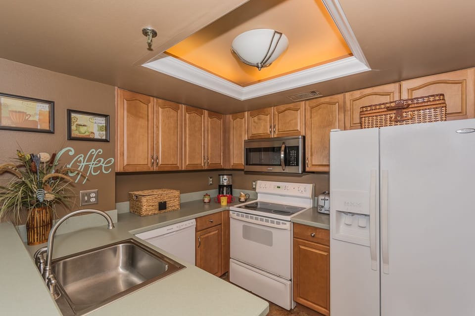 Updated kitchen with plenty of room to prepare your favorite meal.