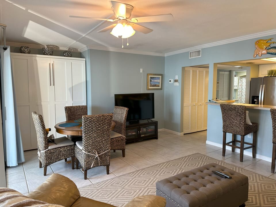 Great room offers all your fun in one place.