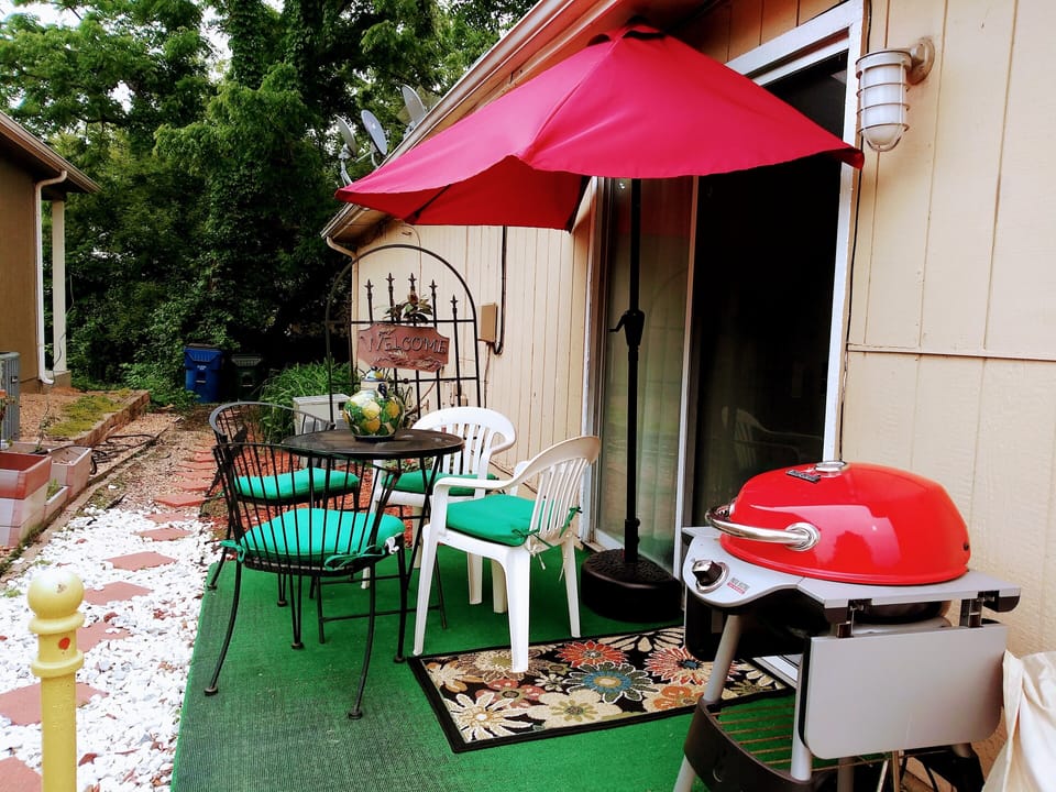 Cozy outdoor patio 