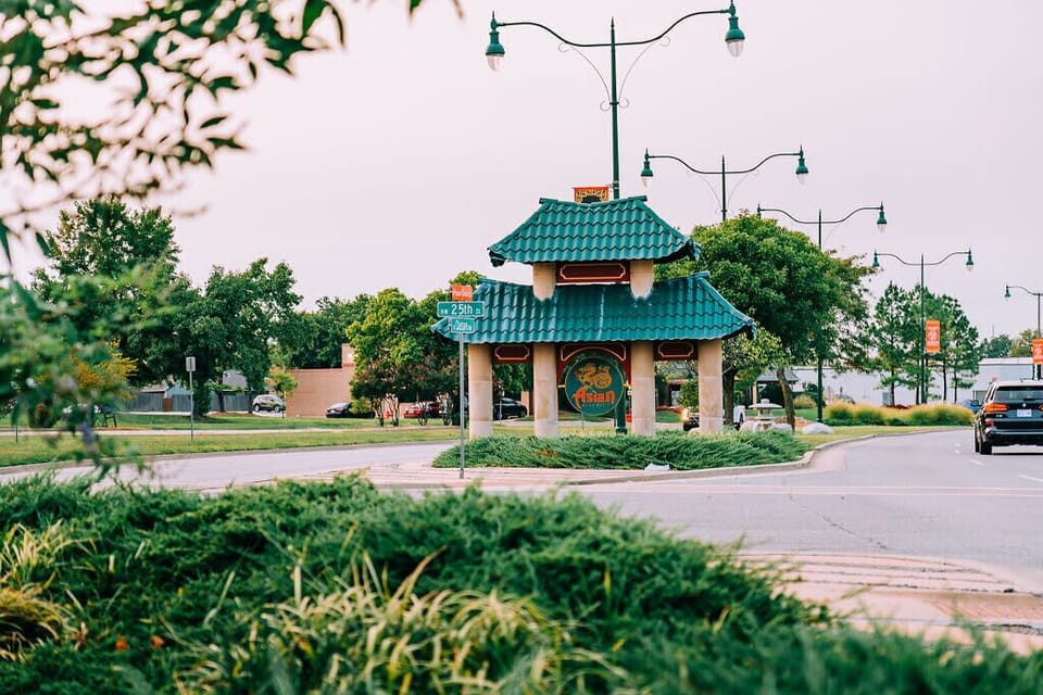 Asian District: 6 mins away