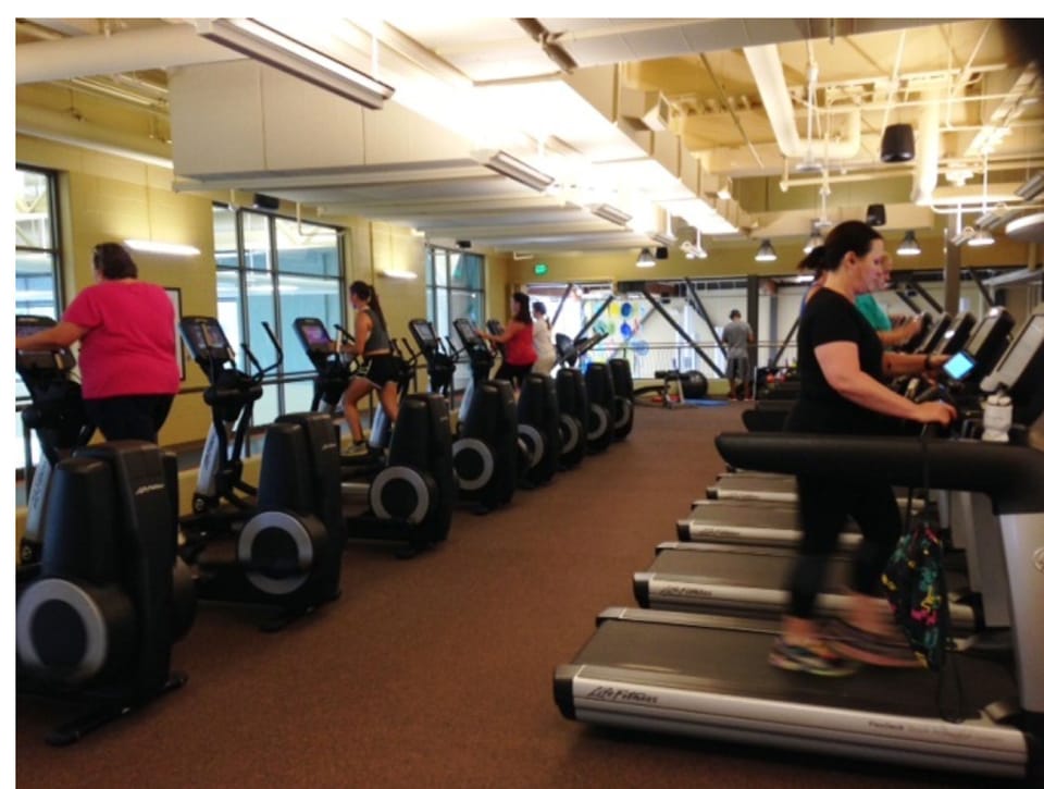 Olathe Community Center fitness floor