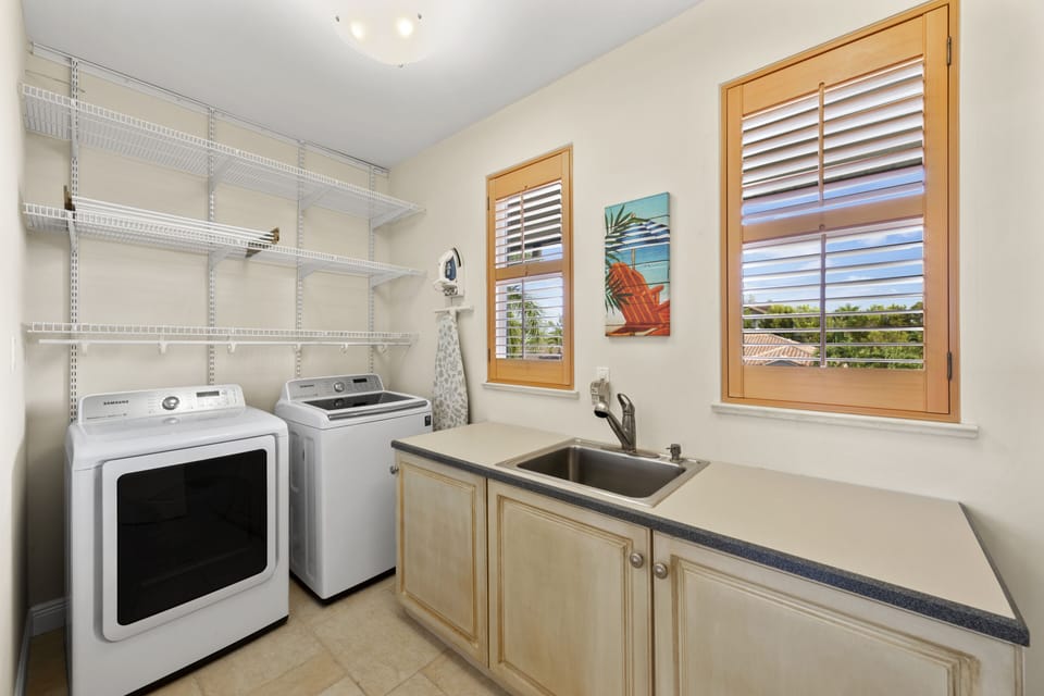 View of laundry/pantry room.