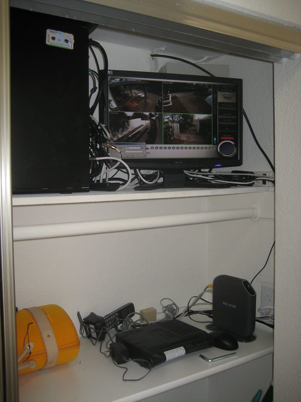 WIFI, surveillance system, monitored alarm