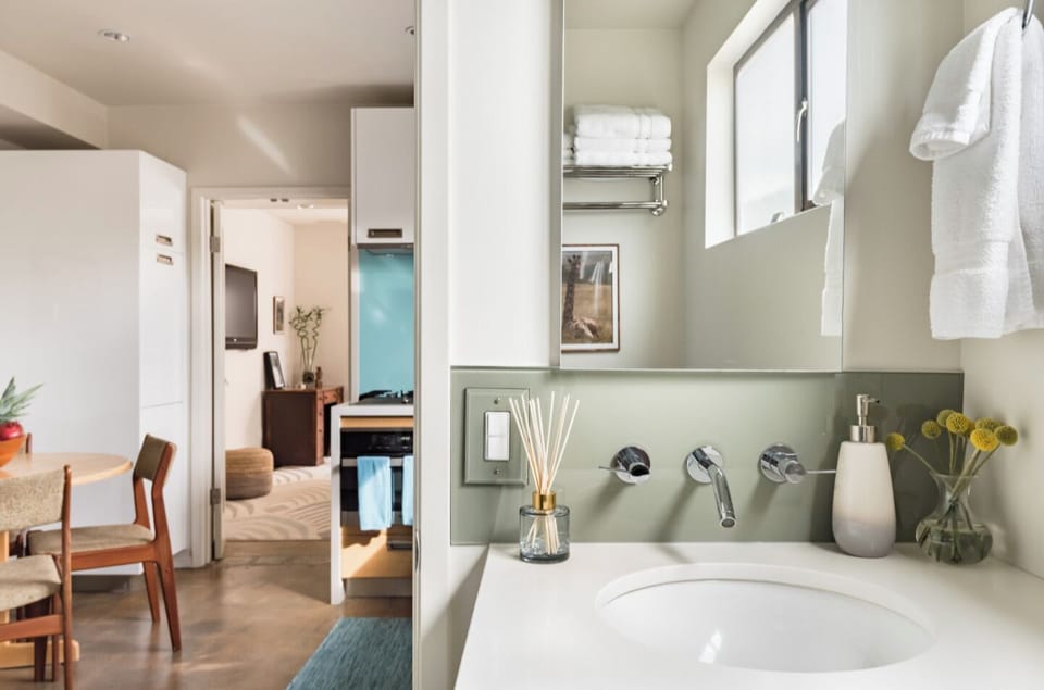 Bathroom is newly renovated