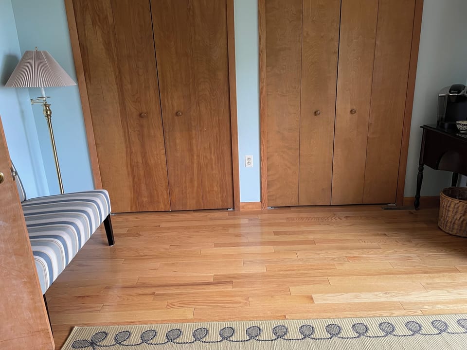 Master Bedroom - private sitting area, two large closets.  Bose Radio/CD system.